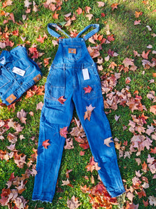 Concrete Blues-Denim Overalls