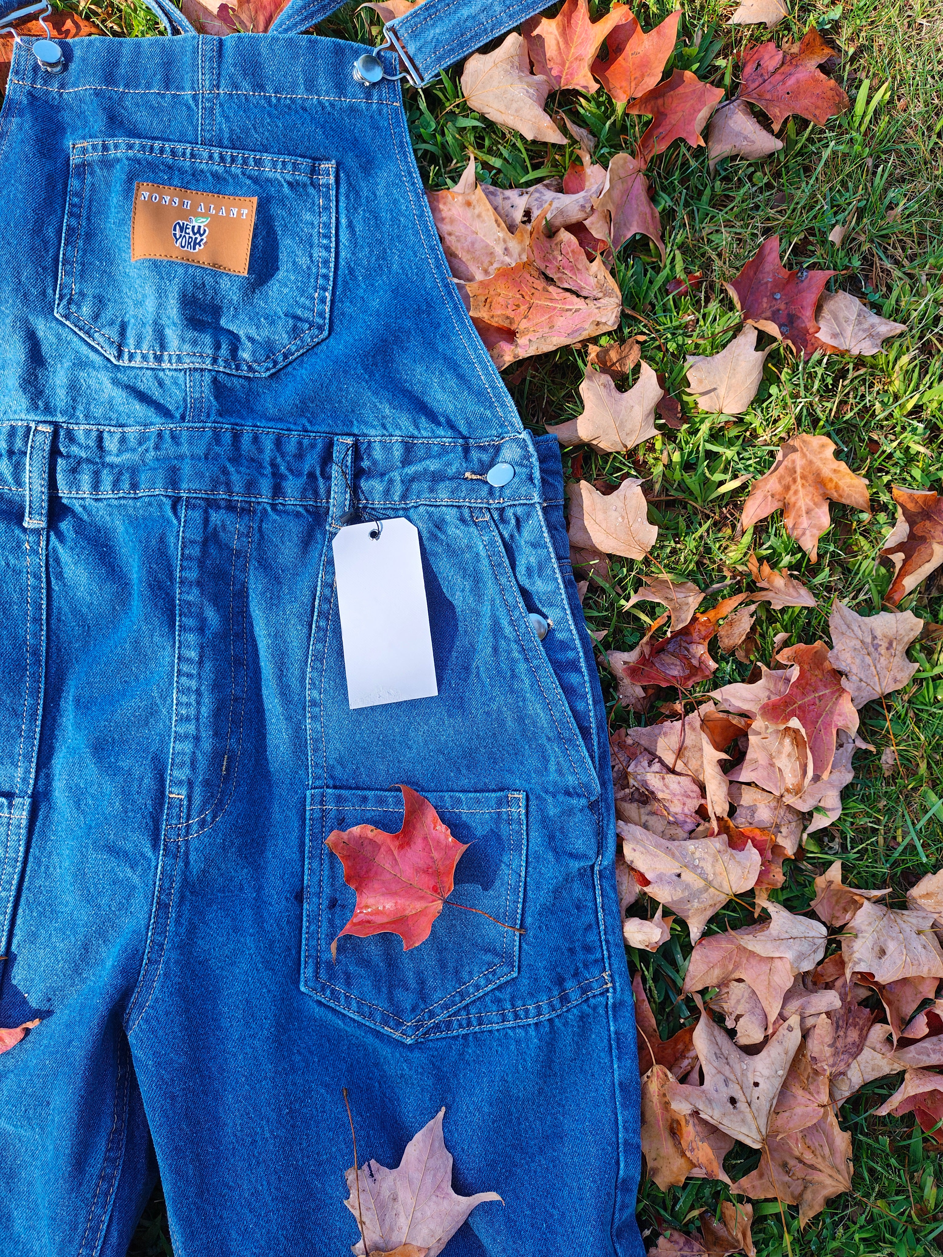 Concrete Blues-Denim Overalls