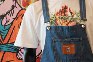 Concrete Blues-Denim Overalls