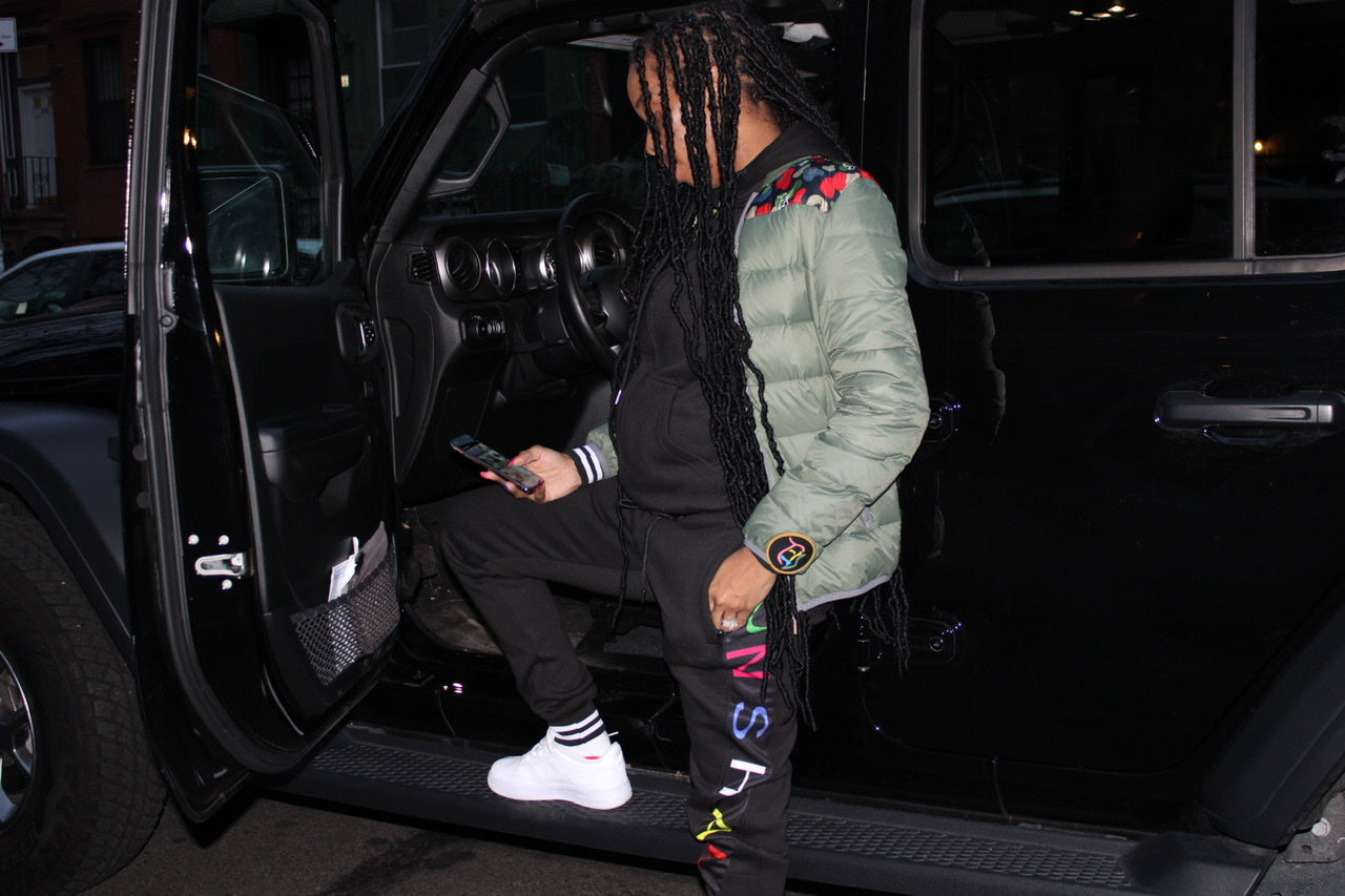 Nonshalant “I Declare War” Zip Down Padded Bomber style Jacket