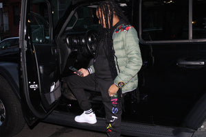 Nonshalant “I Declare War” Zip Down Padded Bomber style Jacket