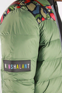 Nonshalant “I Declare War” Zip Down Padded Bomber style Jacket