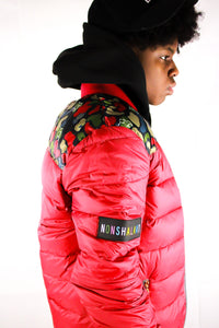 Nonshalant “I Declare War” Zip Down Padded Bomber style Jacket